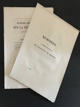 Item #32379 [Two Papers on Prussian Blue]: Recherches Chimiques sur la Teinture AND Premiere Note...