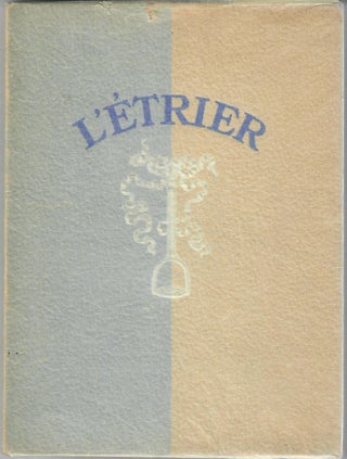 Item #32455 Societe Equestre de l'Etrier. Henry Martial Merlin, ed