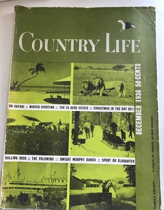 Item #32521 Country Life: December 1936. contributors