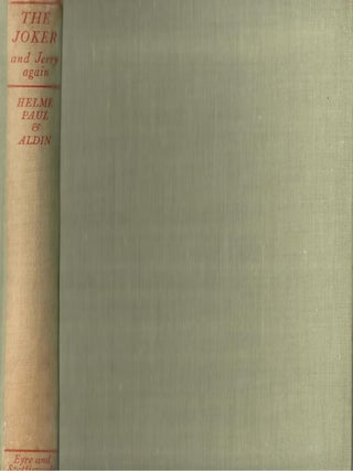 Item #32627 The Joker and Jerry Again. Eleanor E. Helme, Nance Paul
