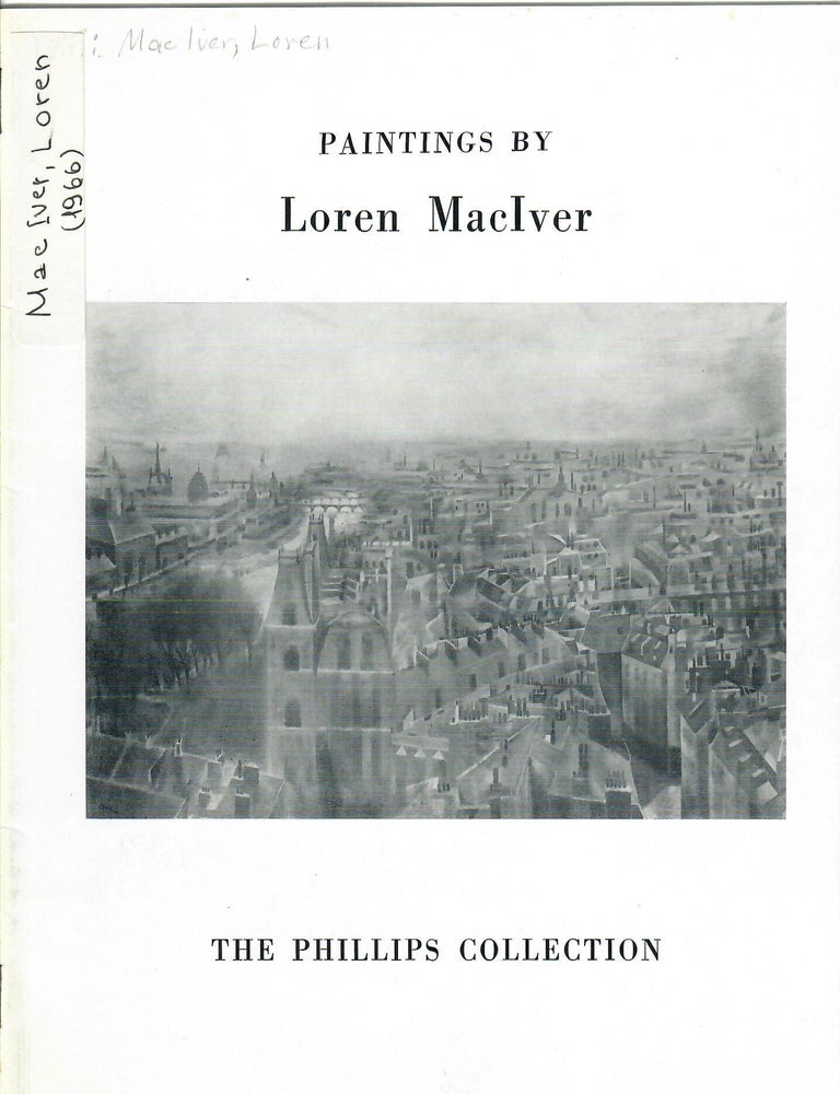 Item #32662 Paintings by Loren MacIver. Robert M. Frash.