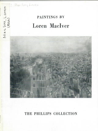 Item #32662 Paintings by Loren MacIver. Robert M. Frash
