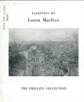 Item #32662 Paintings by Loren MacIver. Robert M. Frash