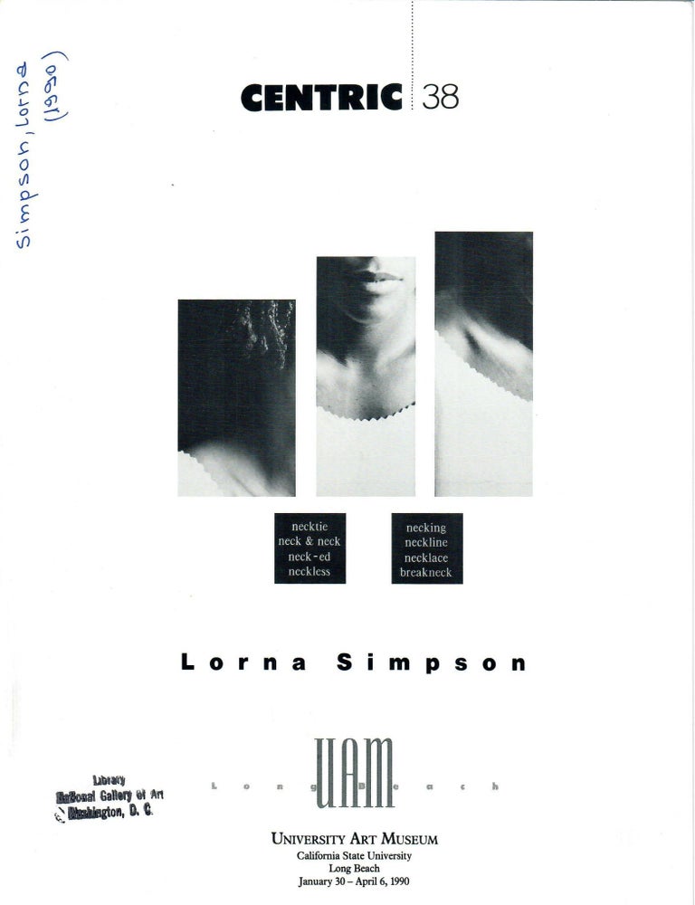 Item #32665 Lorna Simpson; Centric 38. Yasmin Ramirez Harwood.