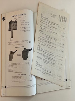 Saddlery, Harness, Leather Bags, Trunks [cover title]