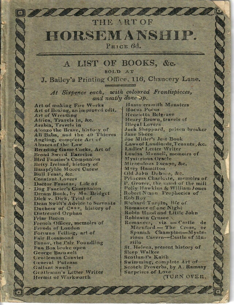 Item #32863 The Improved Art of Riding, Exemplified in the Following Rules [etc.]. G. Lloyd, R. Symes, riding masters.