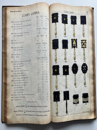 Manufacturers of Stirrups, Spurs, Bits, Hames, Harness Furniture, and All Kinds of Buckles Connected with the Saddlery and Harness Trades
