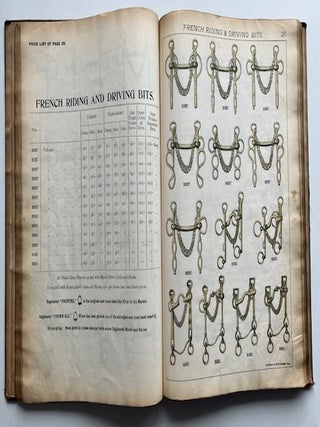 Manufacturers of Stirrups, Spurs, Bits, Hames, Harness Furniture, and All Kinds of Buckles Connected with the Saddlery and Harness Trades