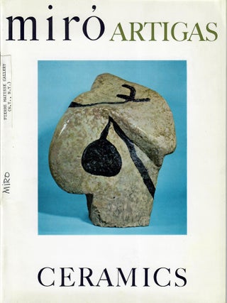 Item #32995 Miro Artigas Ceramics. Andre Pieyre de Mandiargues