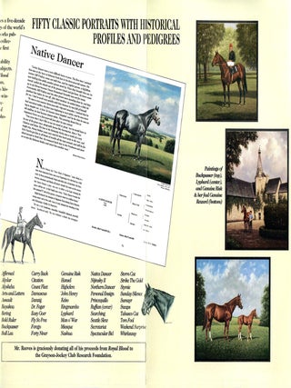 Royal Blood; Fifty Years of Classic Thoroughbreds, Portaits by Richard Stone Reeves