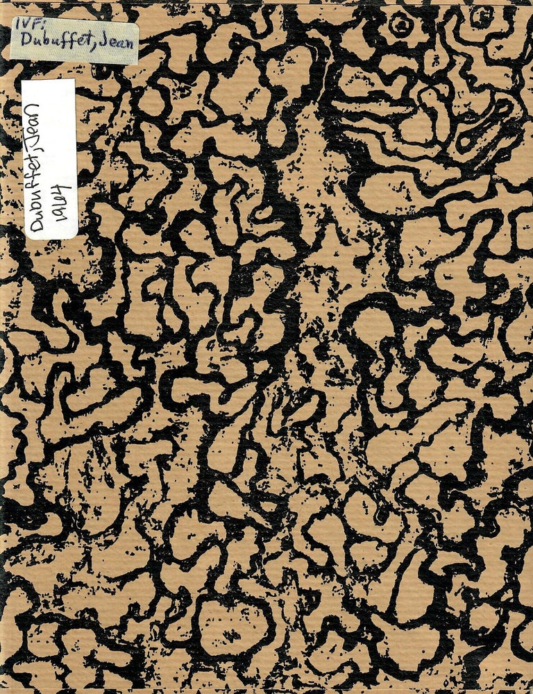 Item #33161 Jean Dubuffet; Paintings 1961. Jean Dubuffet.