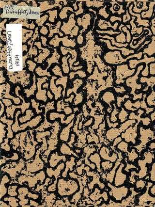 Jean Dubuffet; Paintings 1961. Jean Dubuffet.