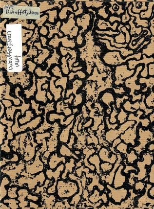 Item #33161 Jean Dubuffet; Paintings 1961. Jean Dubuffet