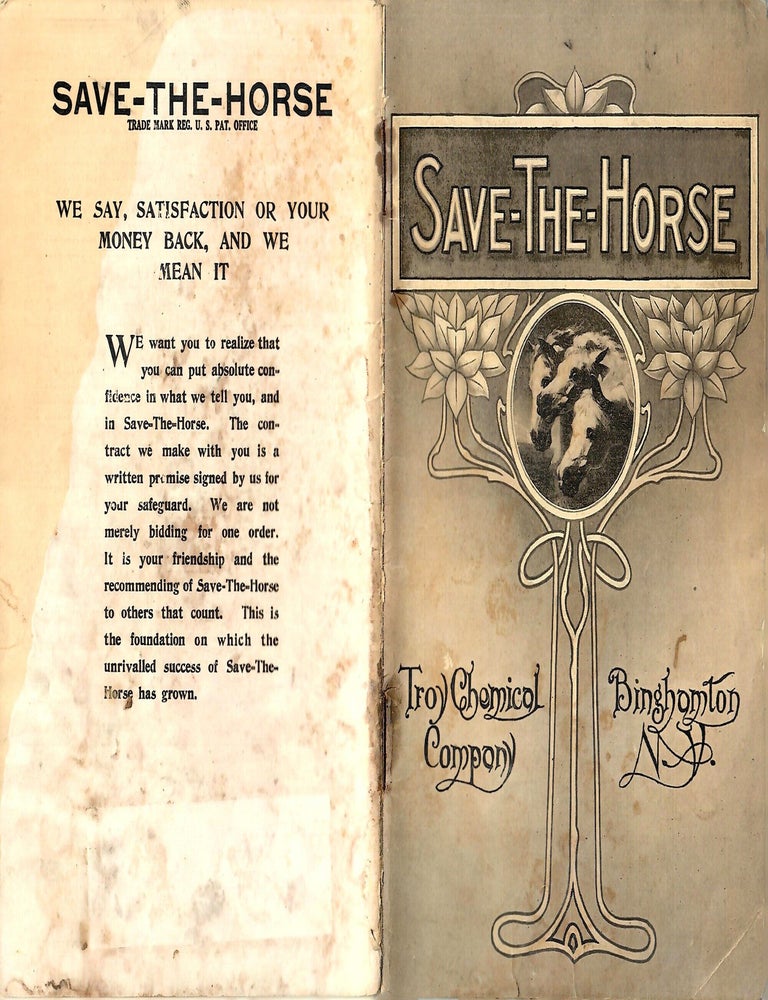 Item #33224 Save-the-Horse Book. Troy Chemical Co.